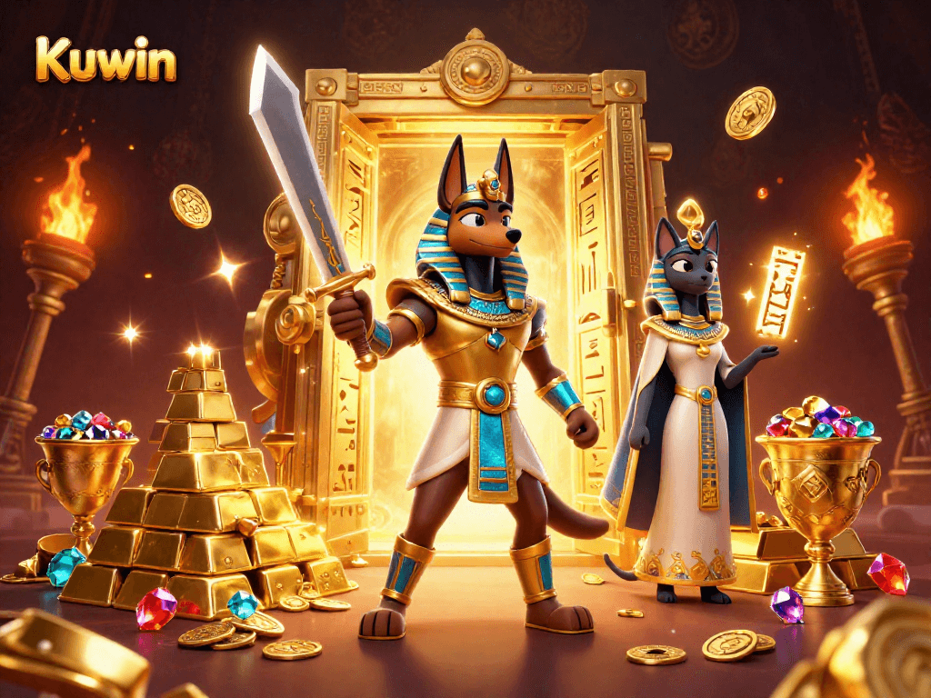 Kuwin transforms the casino experience with vivid, ultra-detailed characters and dynamic treasures illuminating the scene.