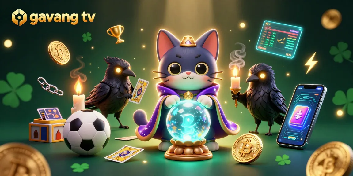 Experience thrilling sports betting with Gavang TV, featuring dynamic characters and gambling elements.